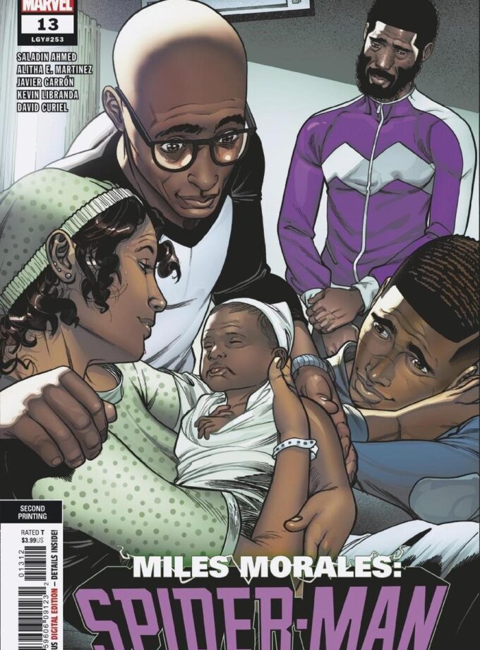 Miles Morales: Spider-Man #13 2nd Ptg Javier Garron Variant Cover