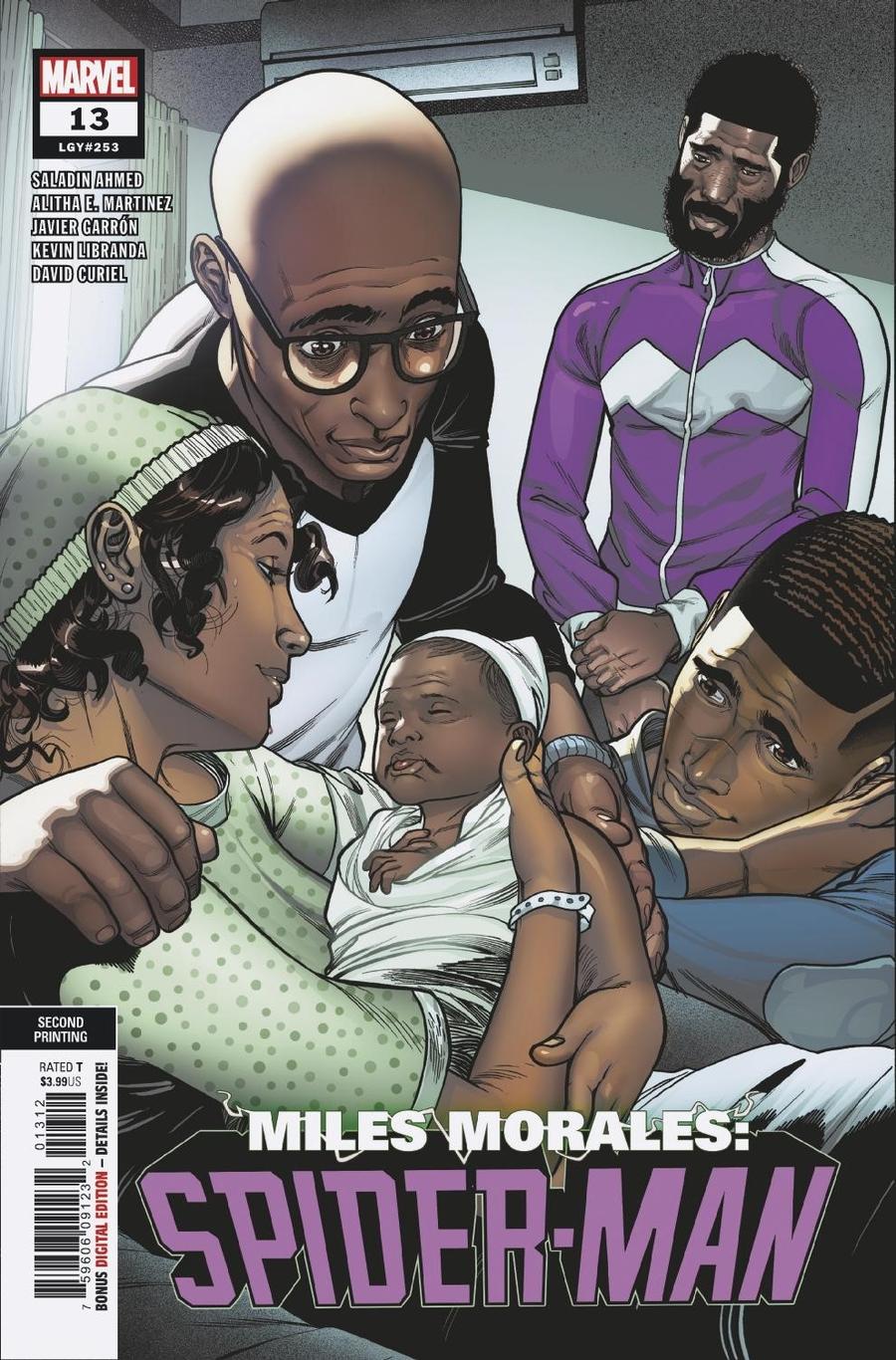 Miles Morales: Spider-Man #13 2nd Ptg Javier Garron Variant Cover