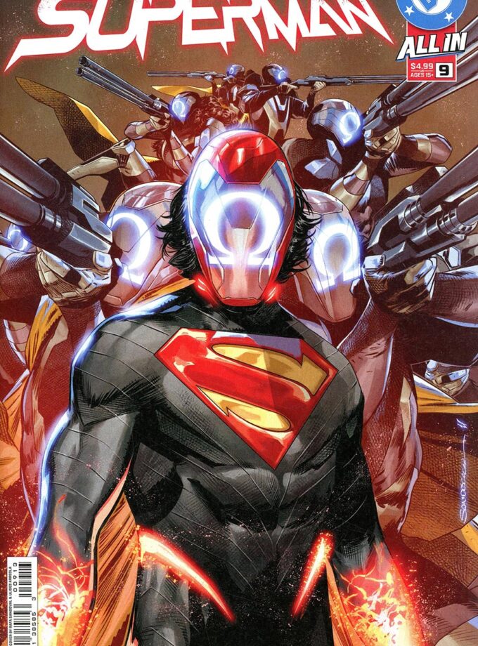 Absolute Superman #9 Rafa Sandoval Logo Color Variant Cover