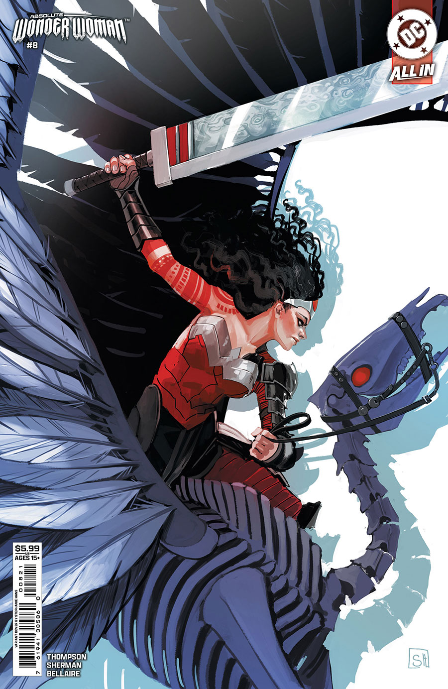 Absolute Wonder Woman #8 Stephanie Hans Card Stock Cover