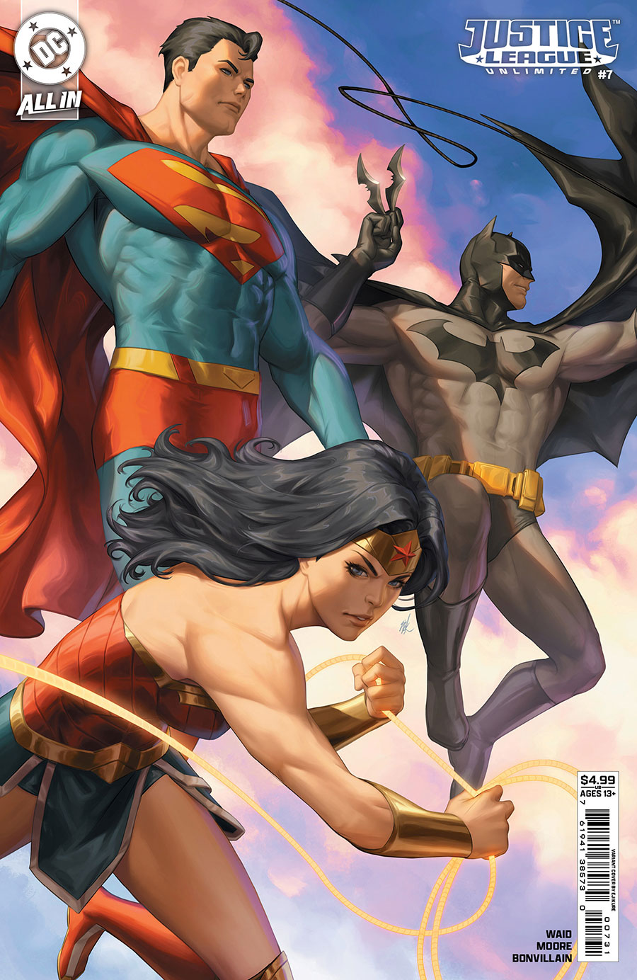 Justice League Unlimited #7 Ejikure Card Stock Cover