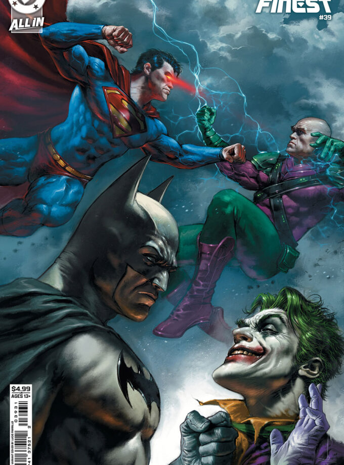 Batman Superman Worlds Finest #39 Lucio Parrillo Card Stock Cover