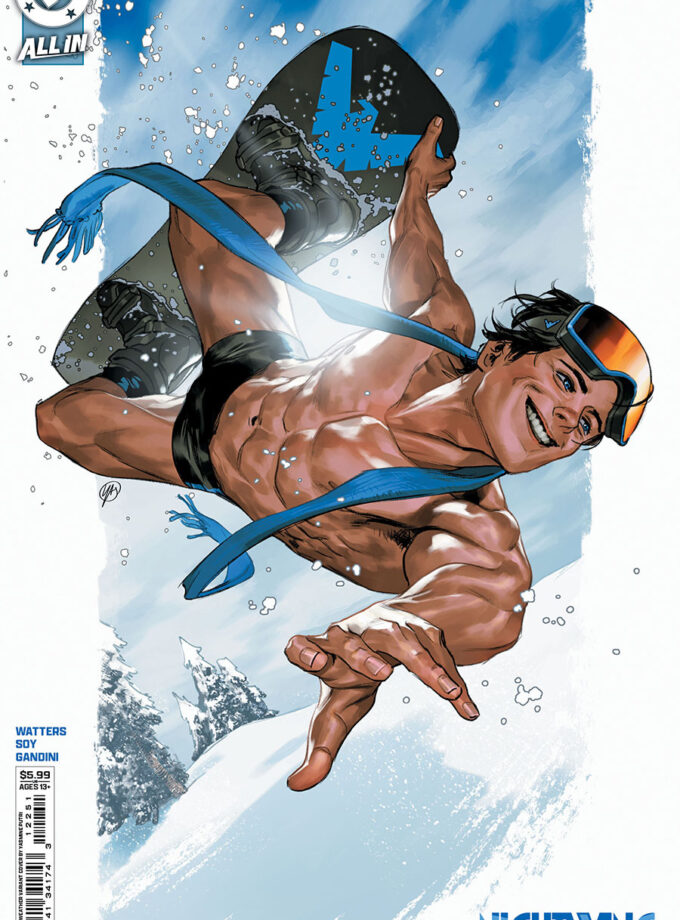 Nightwing #122 Yasmine Putri Sweater Weather Card Stock Cover