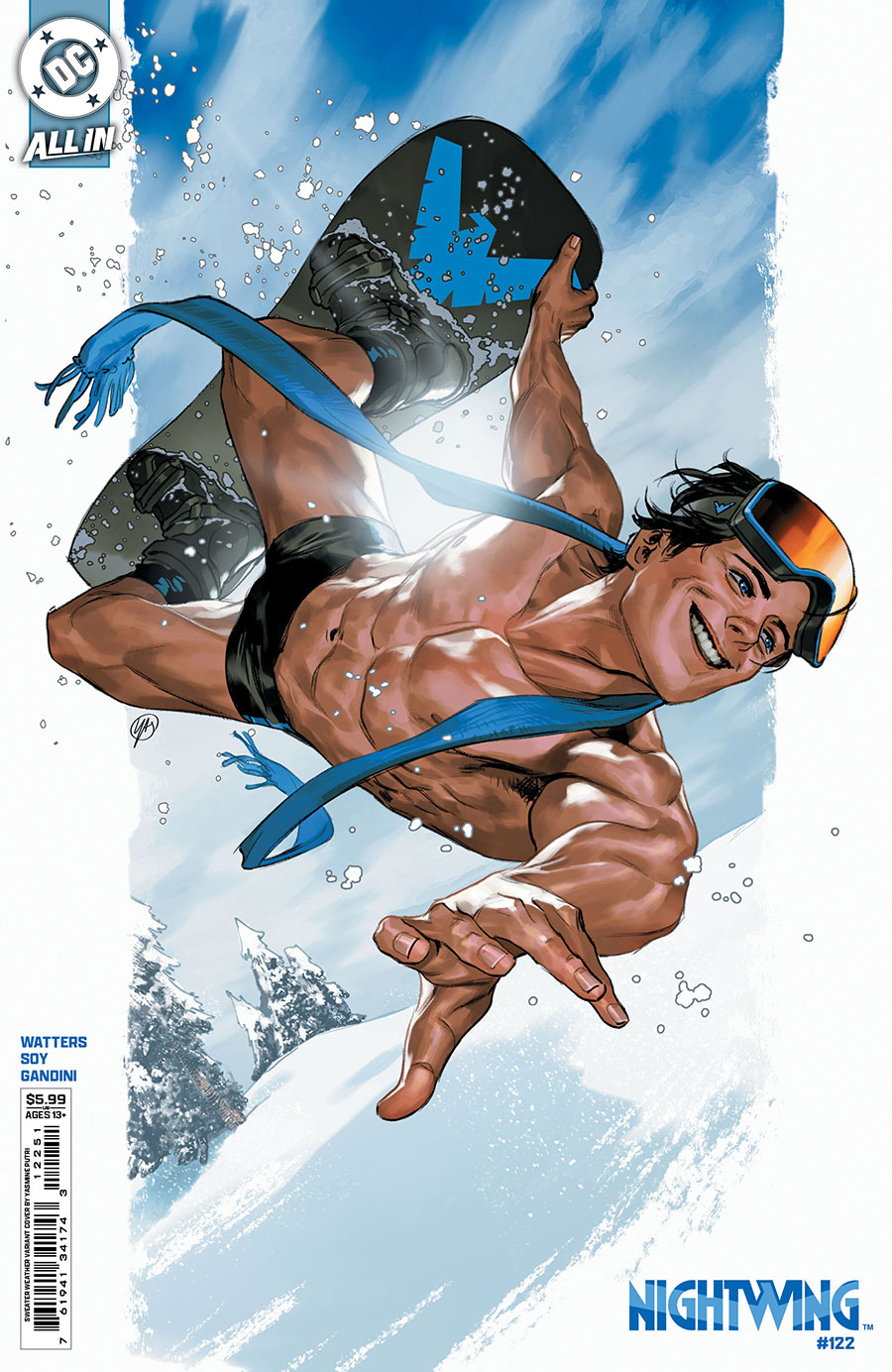 Nightwing #122 Yasmine Putri Sweater Weather Card Stock Cover