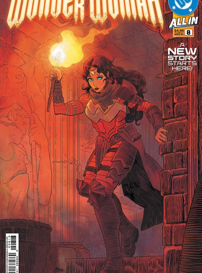 Absolute Wonder Woman #8 Hayden Sherman Logo Color Variant Cover